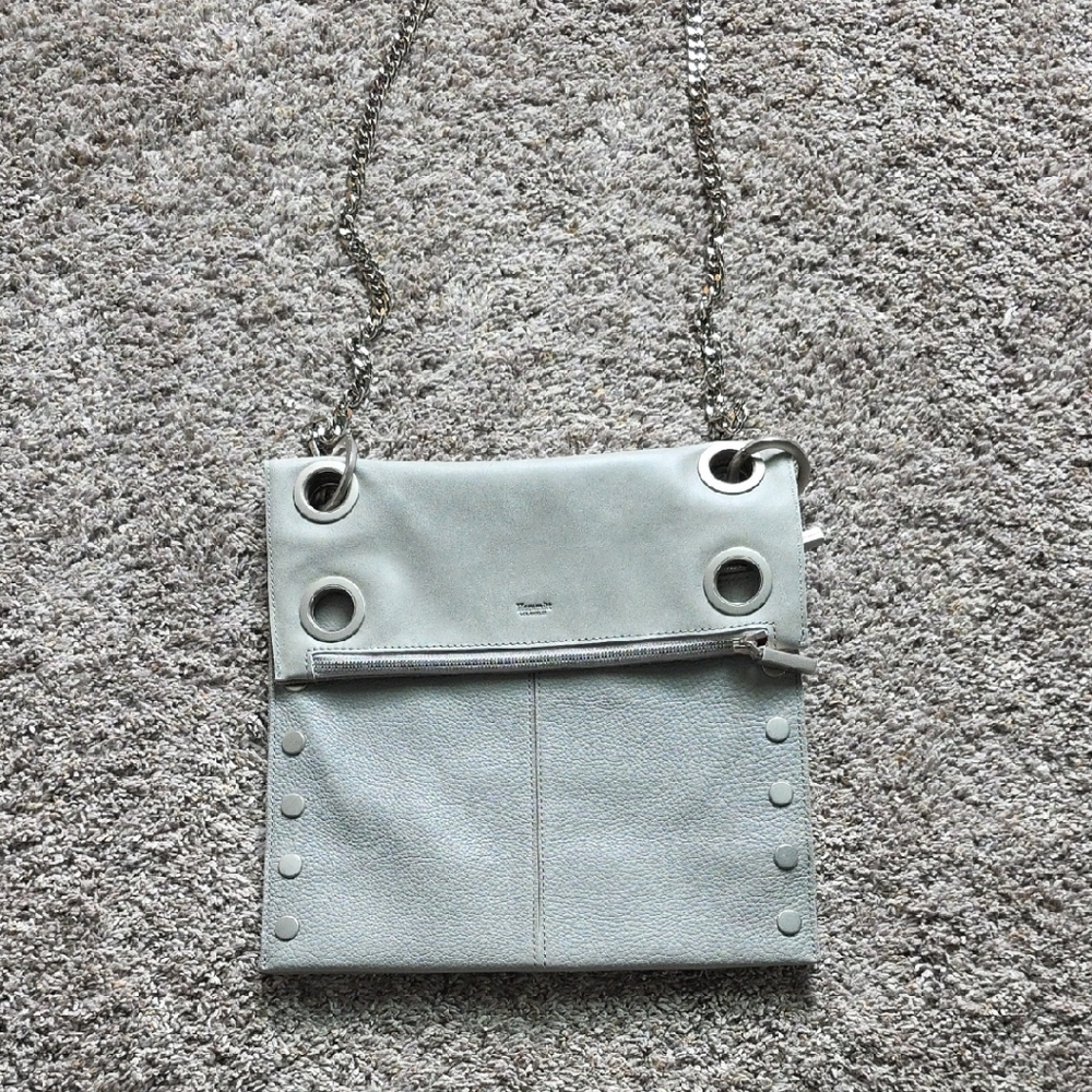 Hammitt Silver Reversible Crossbody Bag